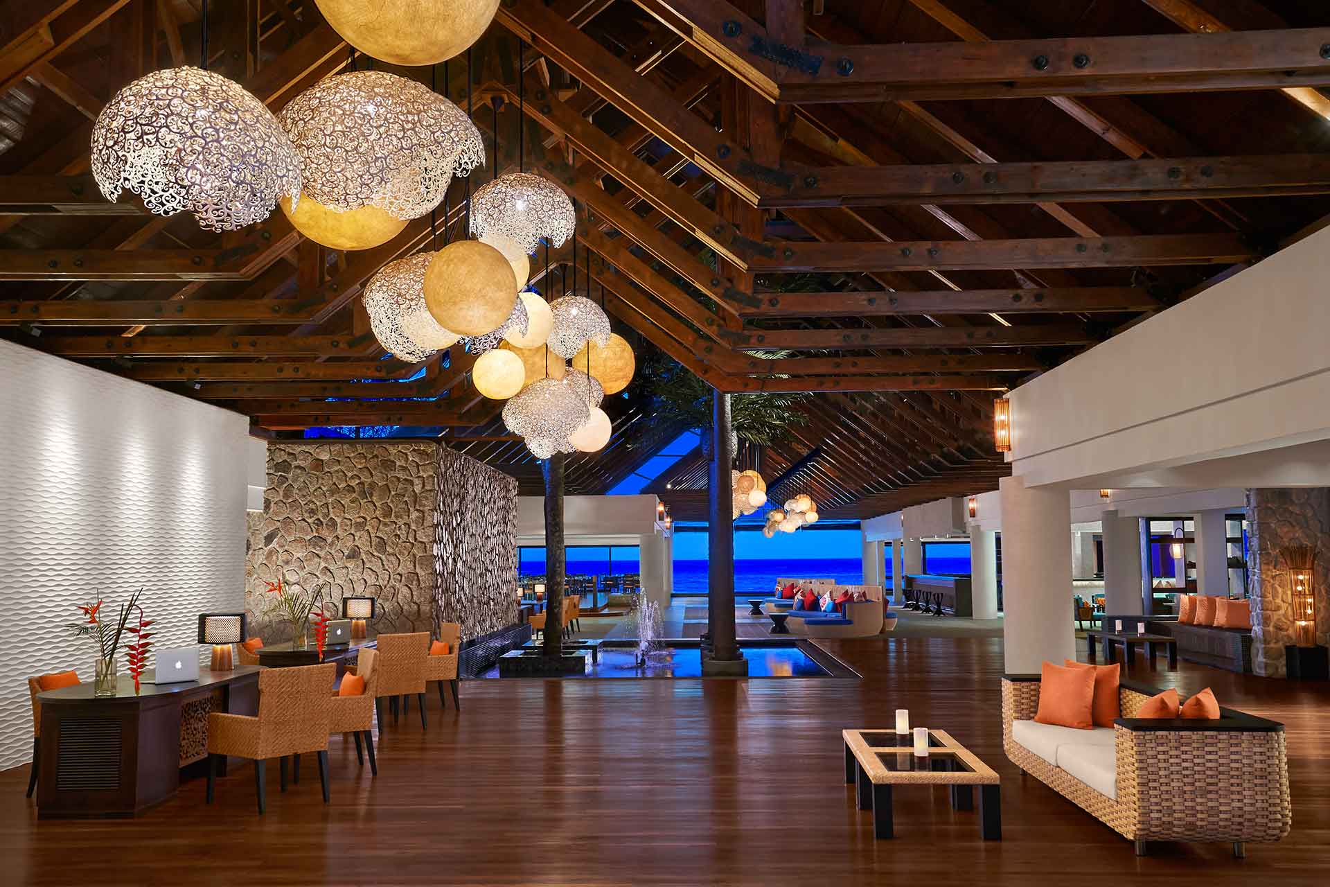 AVANI Seychelles Barbarons lobby area