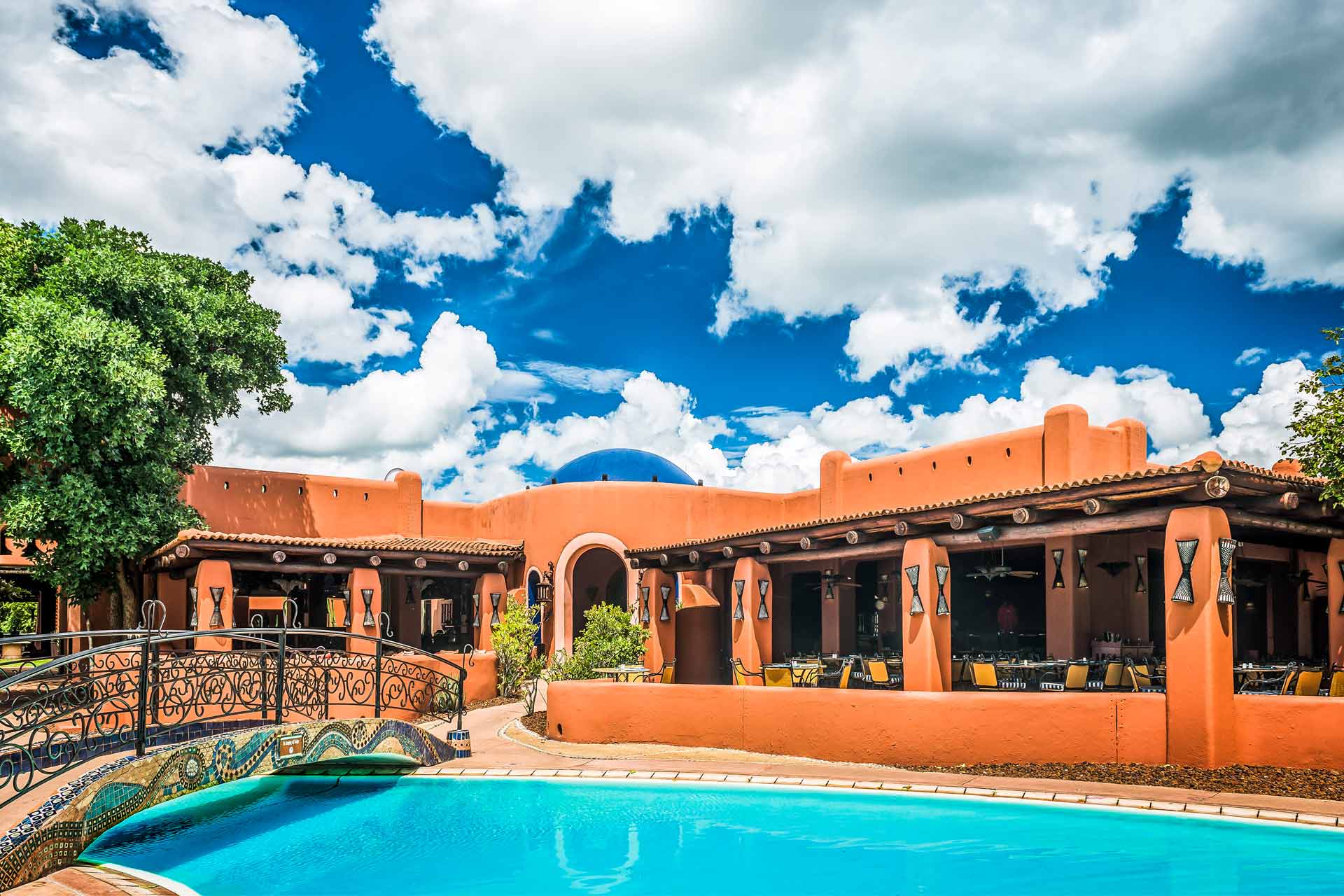 View of the Pool and the Pool Bar at AVANI Victoria Falls