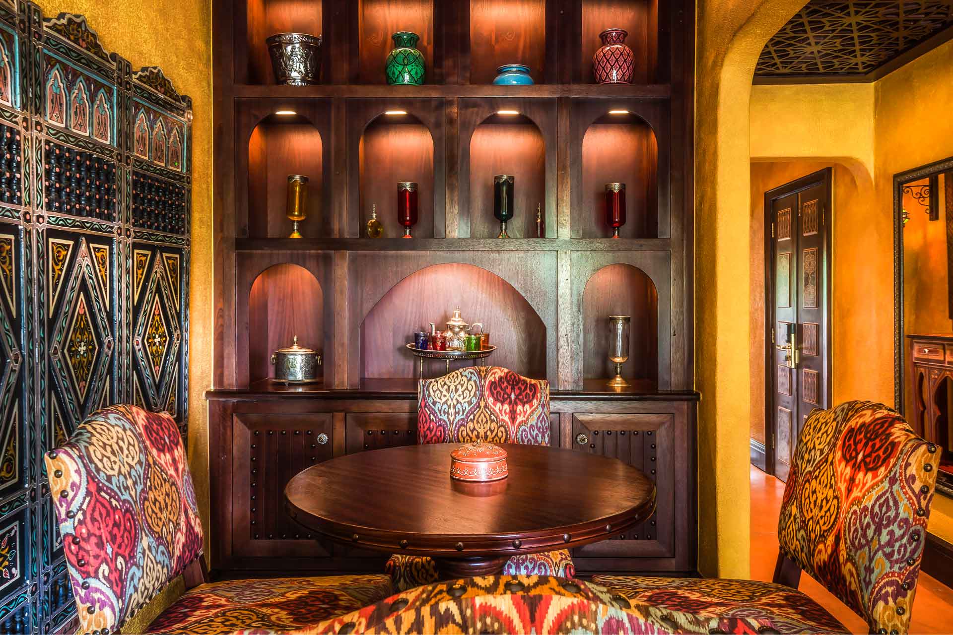 Dining space of a suite